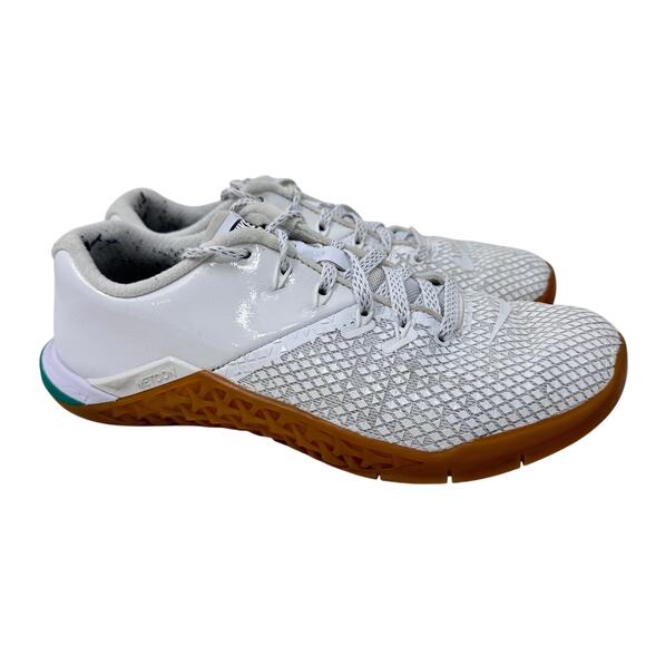 Nike Metcon 4 XD Sneakers Womens 7 White Gum Whiteboard Lace‎ Up BV2052-112 - Picture 2 of 13